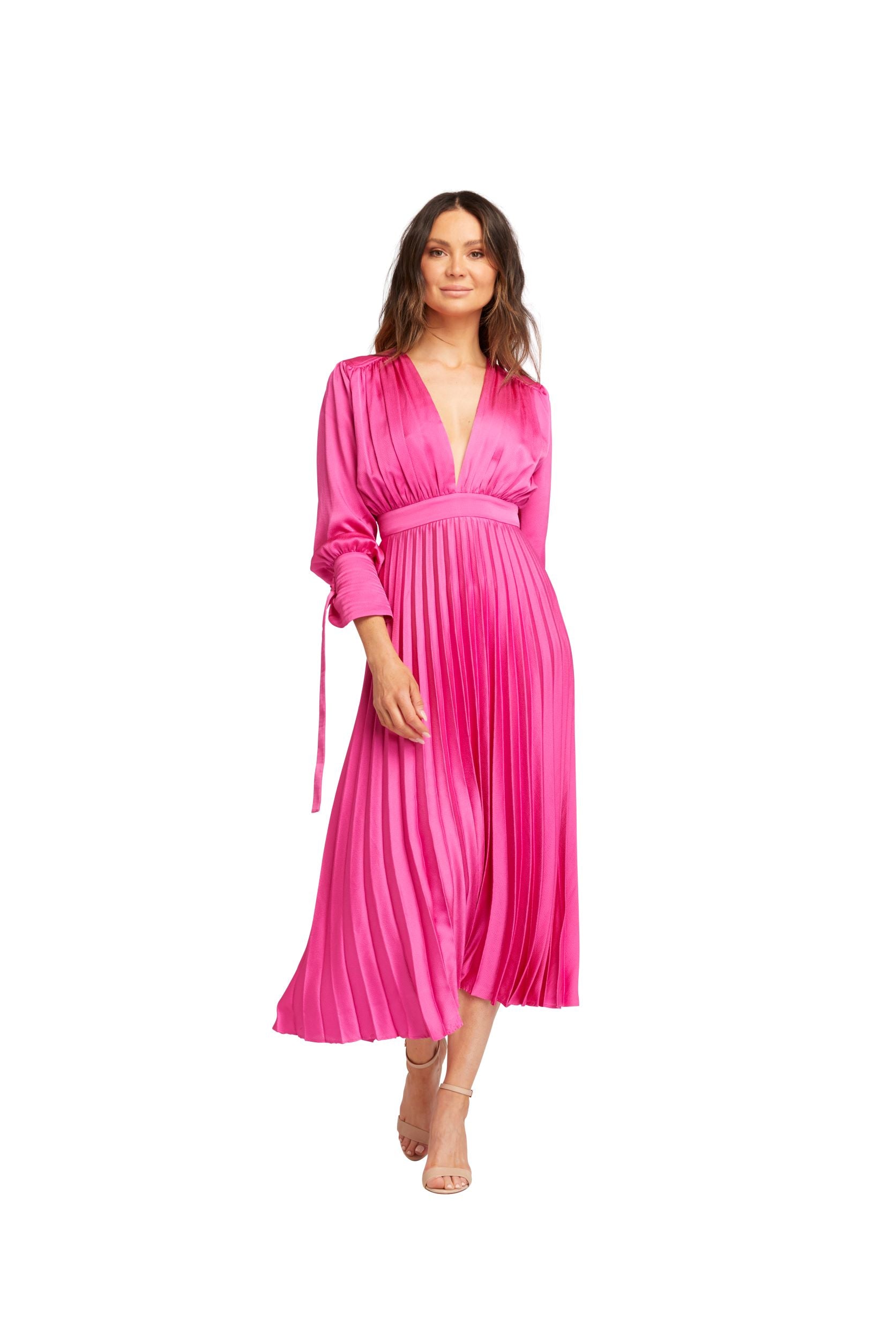 Nicola Finetti Eliana Dress Cerise