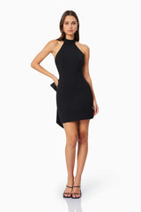 Elliatt Eden Cocktail Mini Dress | Black