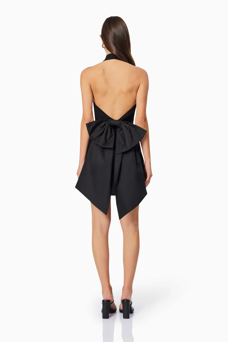 Elliatt Eden Cocktail Mini Dress | Black