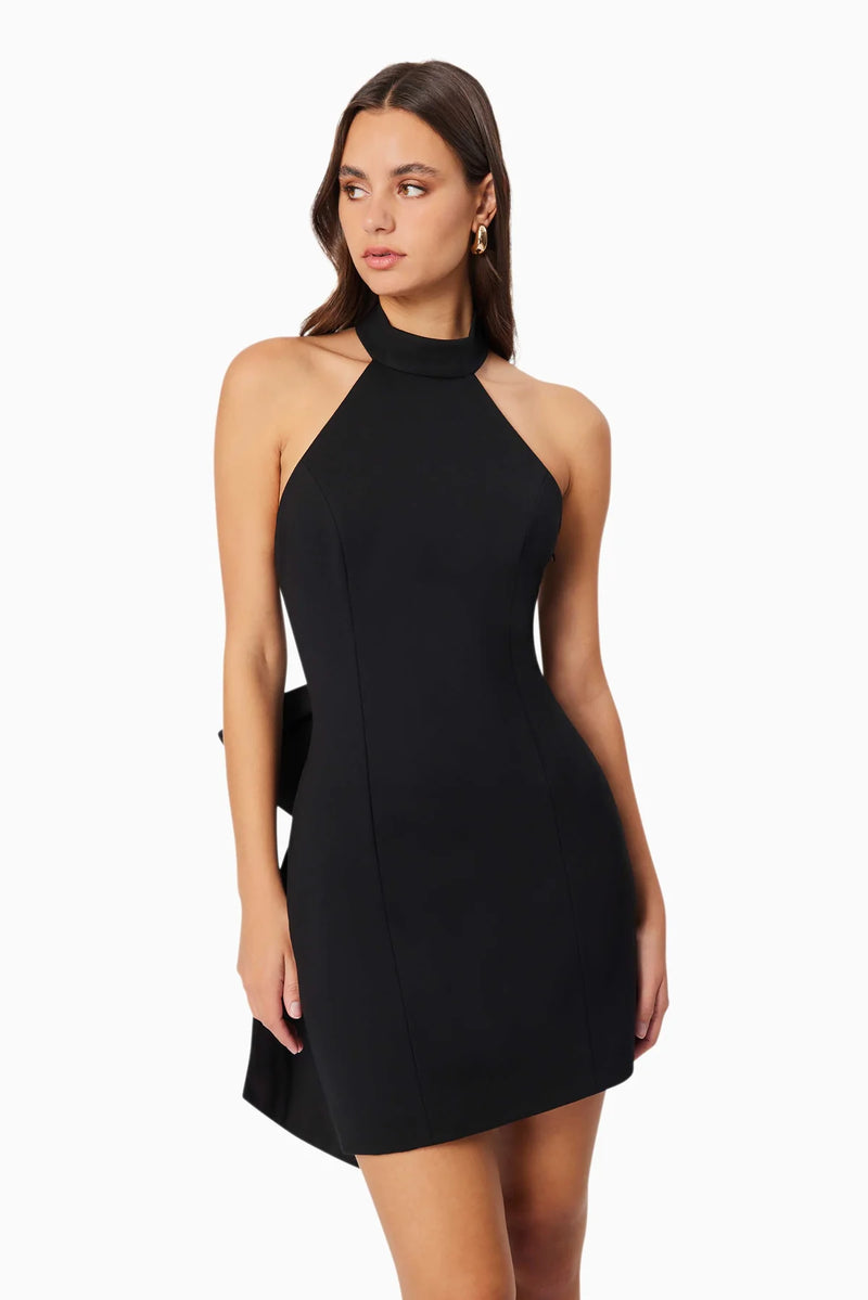 Elliatt Eden Cocktail Mini Dress | Black