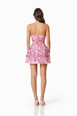 Elliatt Roseate 3D Floral Mini Dress