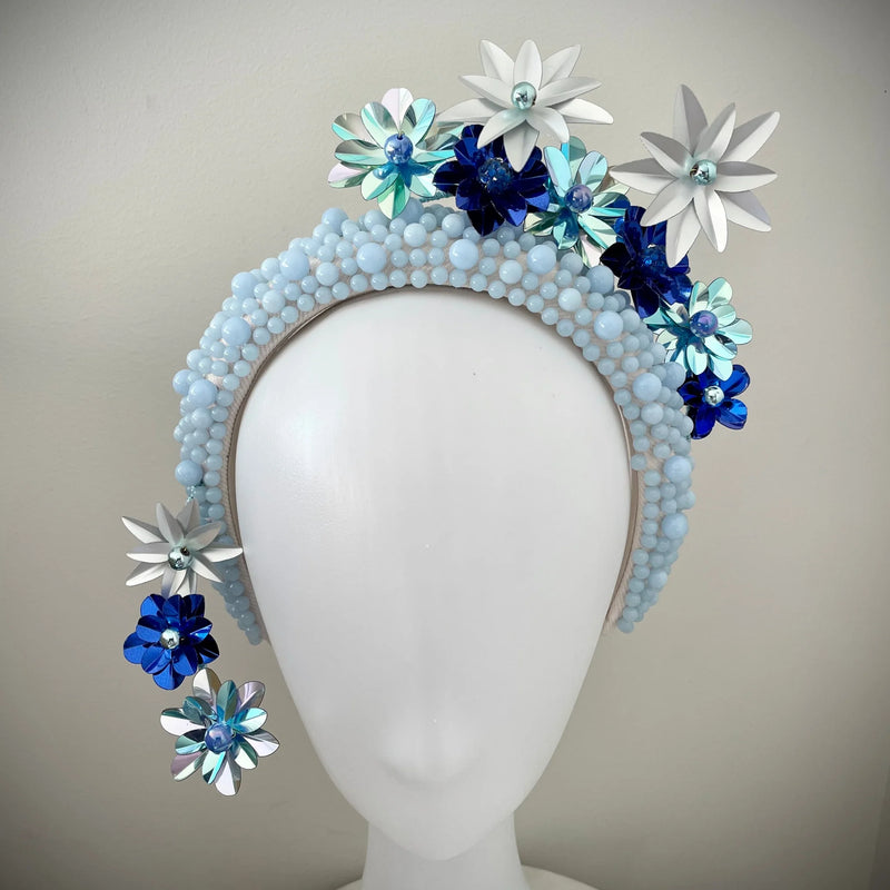 Lisa Nash Poppy Headpiece | Blue