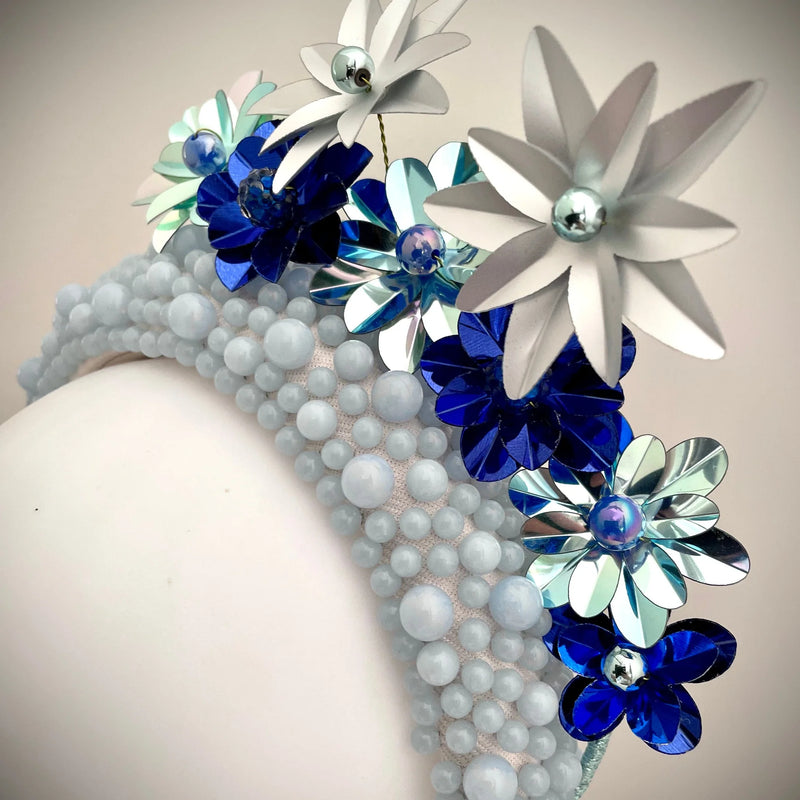 Lisa Nash Poppy Headpiece | Blue