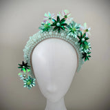 Lisa Nash Poppy Headpiece | Green