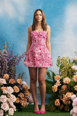 Elliatt Roseate 3D Floral Mini Dress