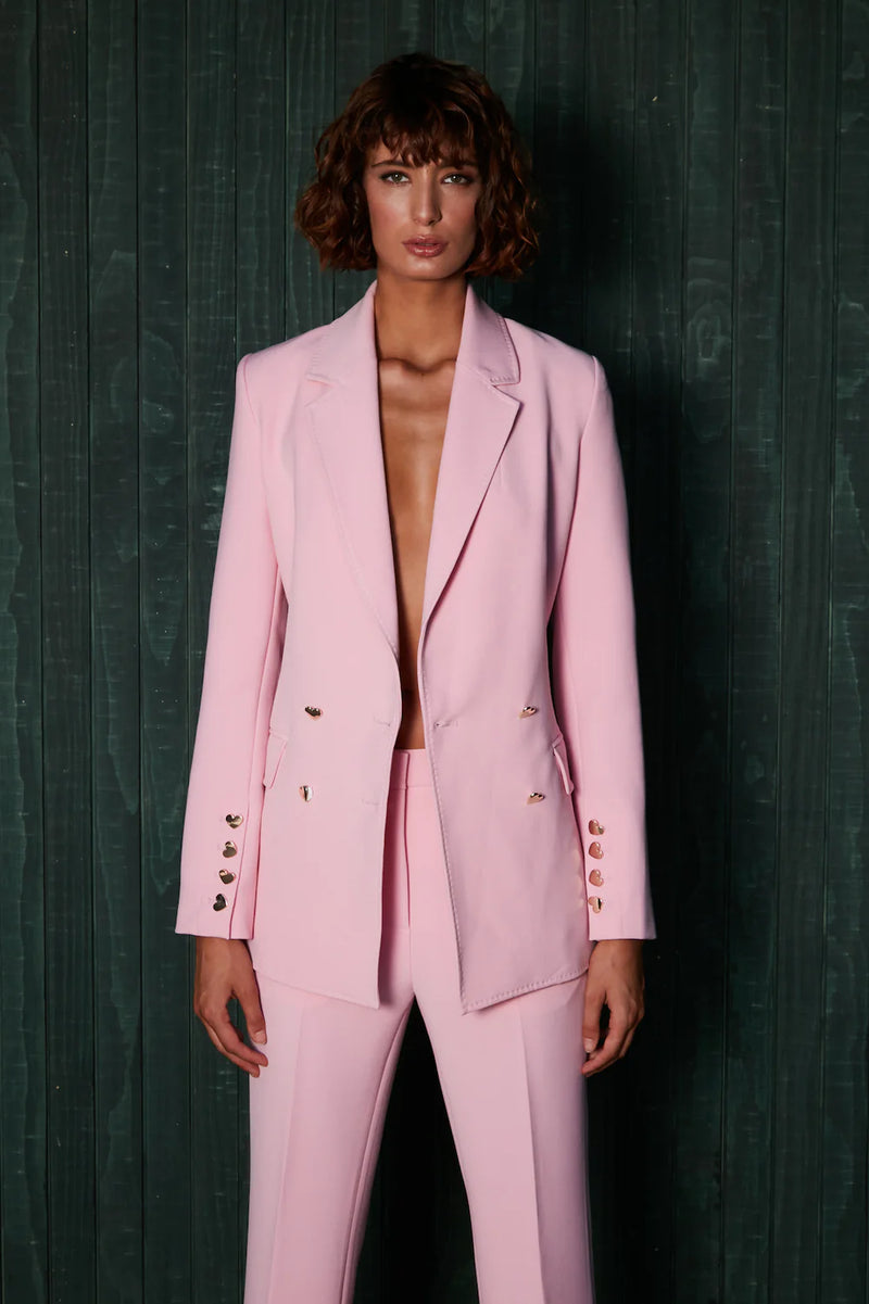 Mackenzie Mode Golden Hearts Suit | Pink