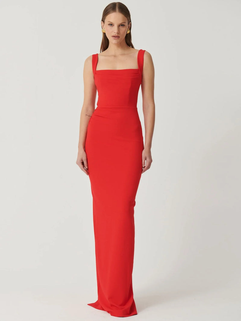 Effie Kats Monroe Gown | Red